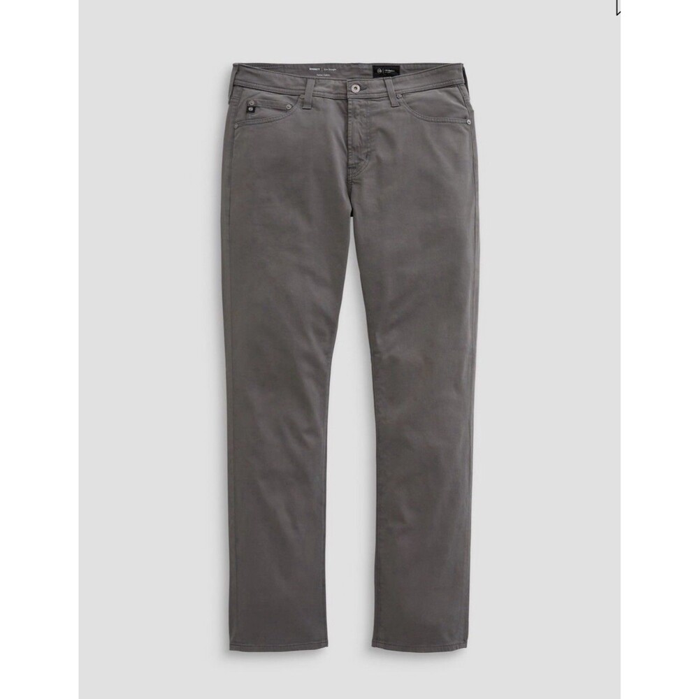 AG Adriano Goldschmied Pants Mens 36x30 Charcoal Gray The Everett Slim Straight